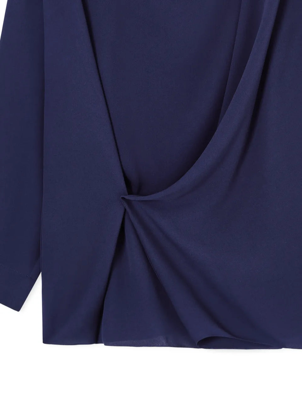 draped twisted shirt