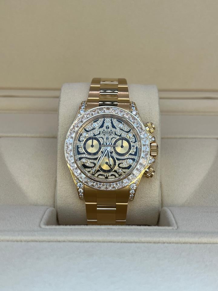 Rolex | Daytona | 116598TBR | Yellow gold | 40 mm | Yellow gold | Gold | Automatic