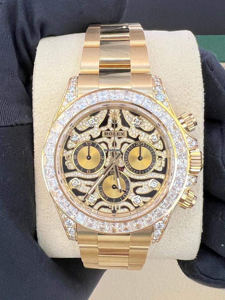 Rolex | Daytona | 116598TBR | Yellow gold | 40 mm | Yellow gold | Gold | Automatic