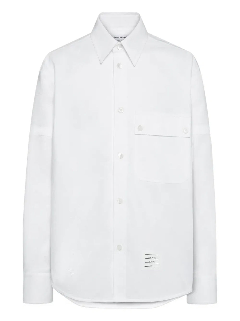 armband-detail chest-pocket shirt
