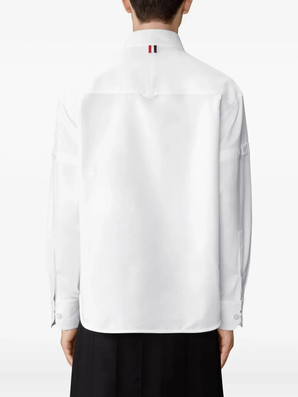 armband-detail chest-pocket shirt