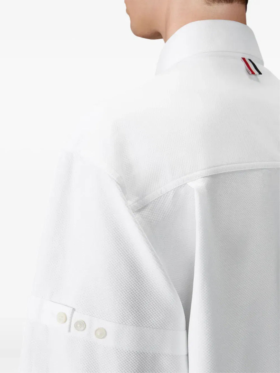 armband-detail chest-pocket shirt