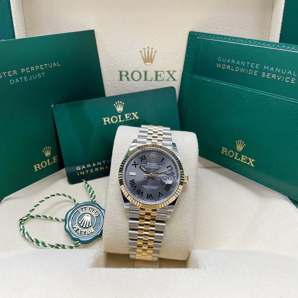 Rolex | Datejust | 126233 | Steel | 36 mm | Gold/Steel | Silver | Automatic