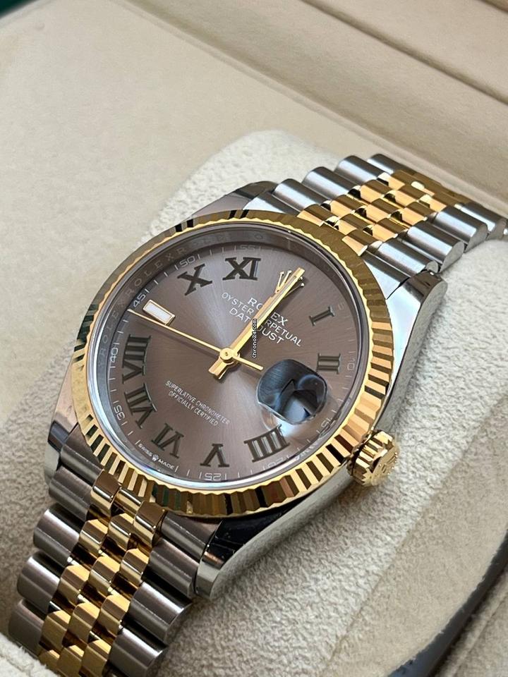Rolex | Datejust | 126233 | Steel | 36 mm | Gold/Steel | Silver | Automatic