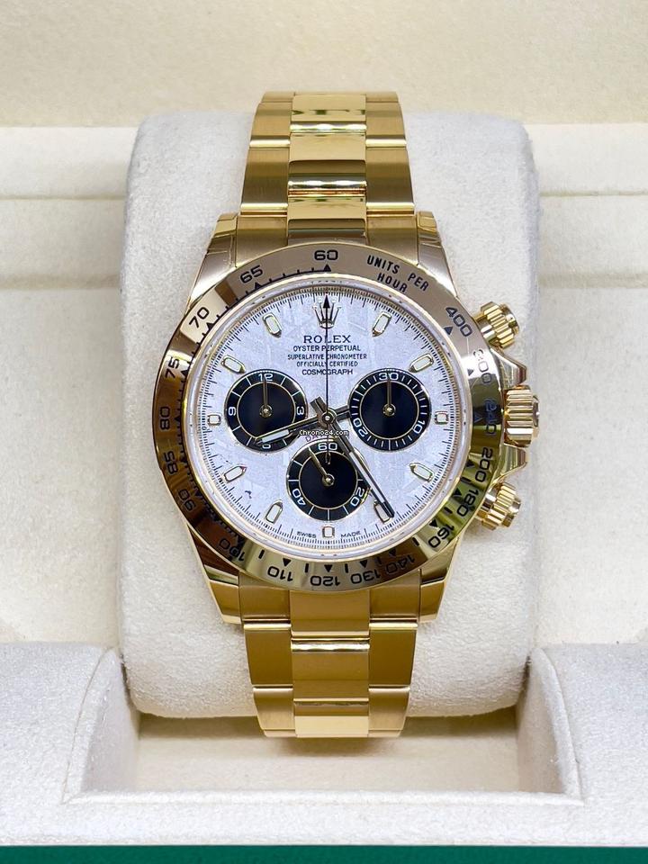Rolex | Daytona | 116508 | Yellow gold | 40 mm | Yellow gold | Silver | Automatic