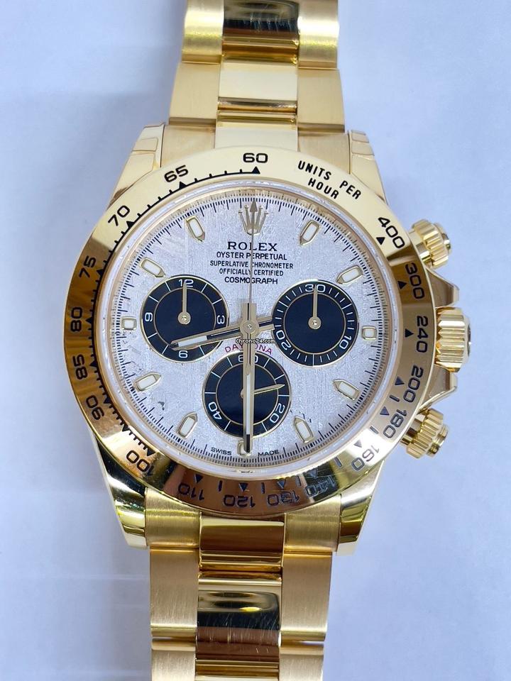Rolex | Daytona | 116508 | Yellow gold | 40 mm | Yellow gold | Silver | Automatic