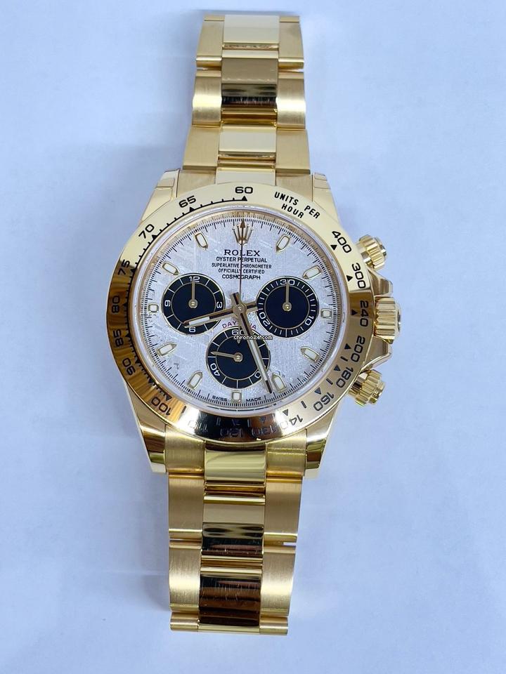 Rolex | Daytona | 116508 | Yellow gold | 40 mm | Yellow gold | Silver | Automatic