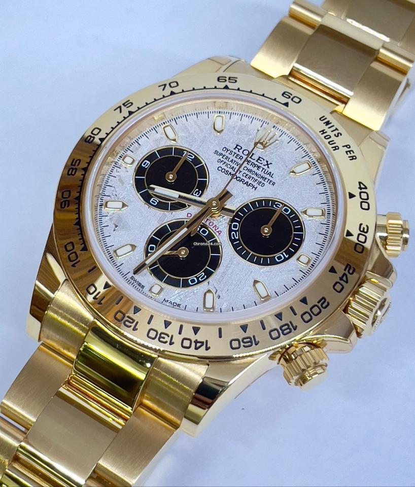 Rolex | Daytona | 116508 | Yellow gold | 40 mm | Yellow gold | Silver | Automatic