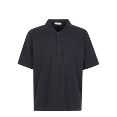 Black Oversized Polo Shirt