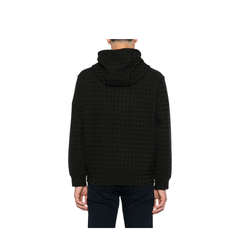 Lyocell-blend Jacquard Jersey Hoodie