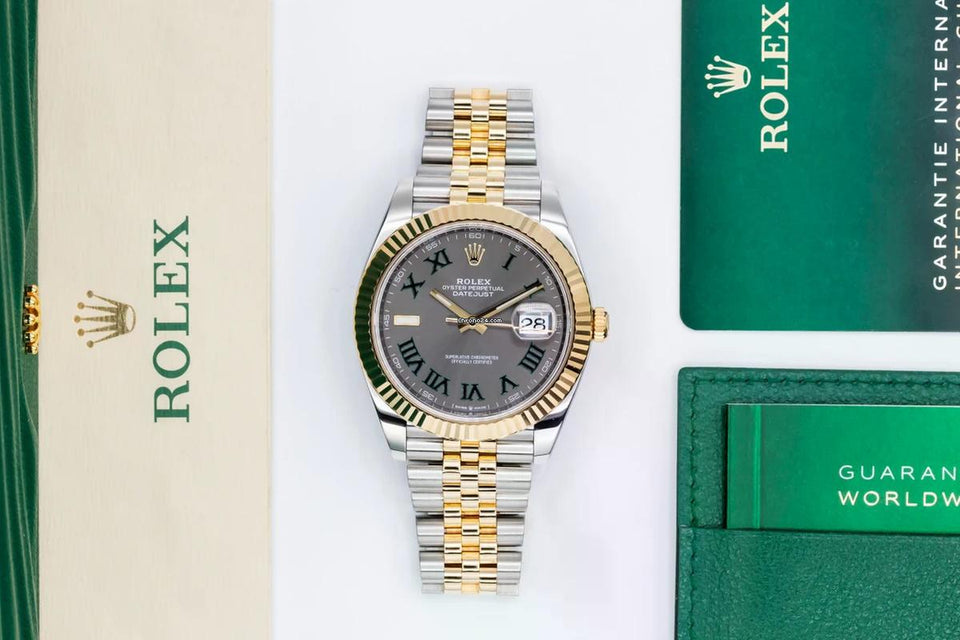 Rolex | Datejust | 126333 | Gold/Steel | 41 mm | Gold/Steel | Red | Automatic