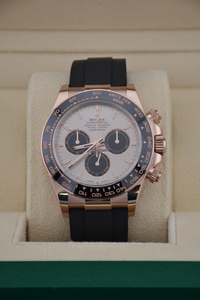 Rolex | Daytona | 126515LN | Rose gold | 40 mm | Rubber | Gold | Automatic