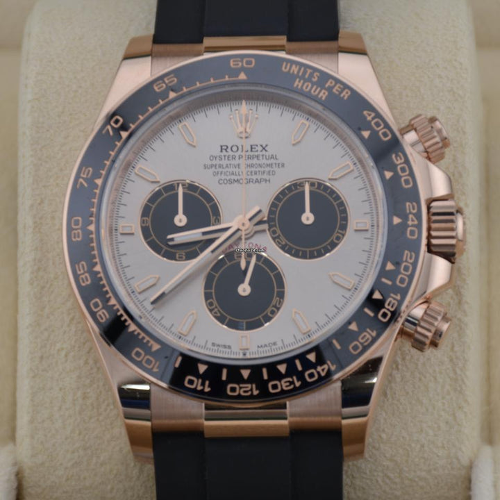 Rolex | Daytona | 126515LN | Rose gold | 40 mm | Rubber | Gold | Automatic