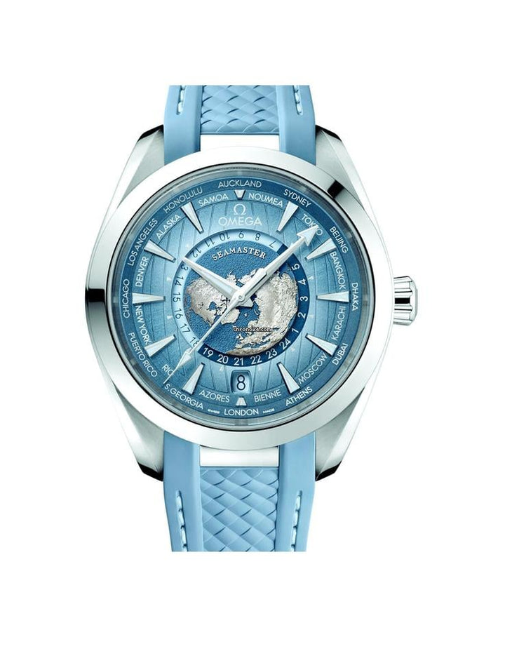 Omega Seamaster Aqua Terra Worldtimer150m 43 mm otomatik saat 220.12.43.22.03.002