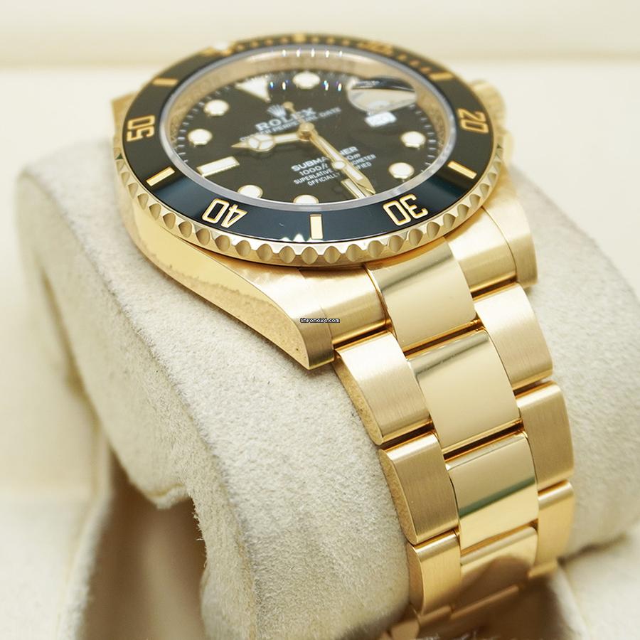 Rolex | Submariner | 126618LN | Yellow gold | 40 x 41 mm | Yellow gold | Black | Automatic
