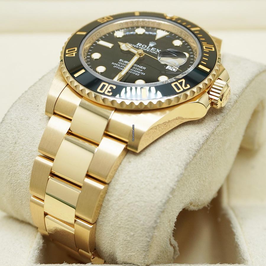 Rolex | Submariner | 126618LN | Yellow gold | 40 x 41 mm | Yellow gold | Black | Automatic