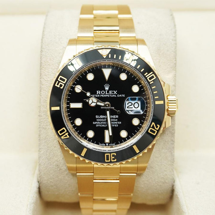 Rolex | Submariner | 126618LN | Yellow gold | 40 x 41 mm | Yellow gold | Black | Automatic