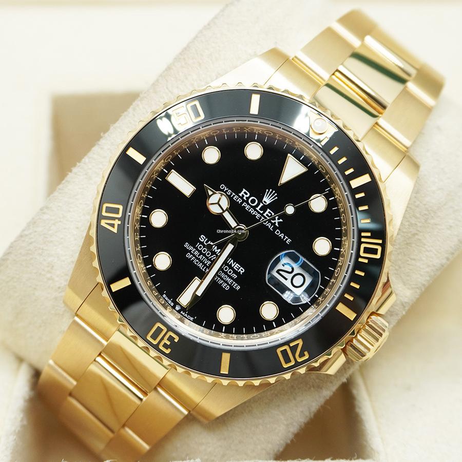 Rolex | Submariner | 126618LN | Yellow gold | 40 x 41 mm | Yellow gold | Black | Automatic