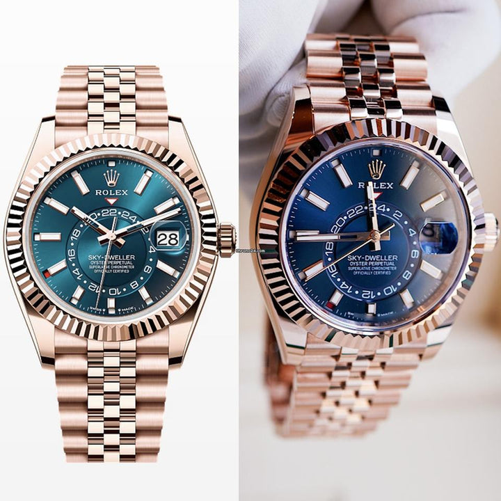 Rolex | Sky-Dweller | 336935-0005 | Rose gold | 42 mm | Rose gold | Blue | Automatic