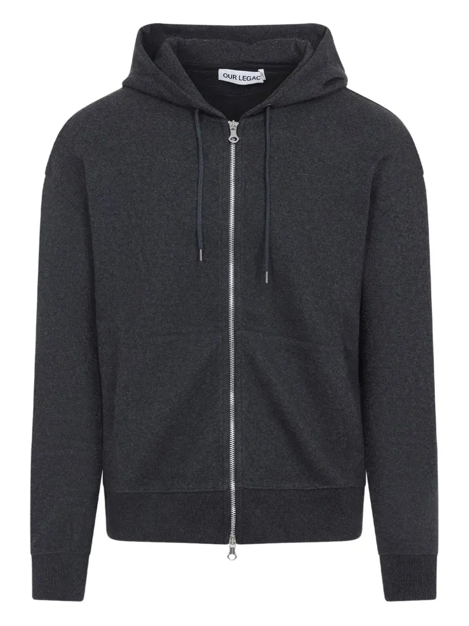 zip-up cotton Hoodie