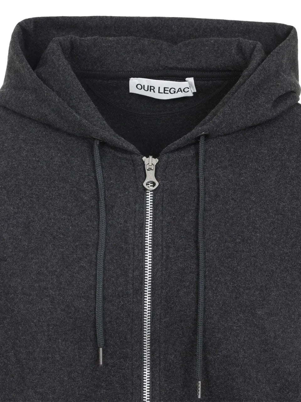 zip-up cotton Hoodie