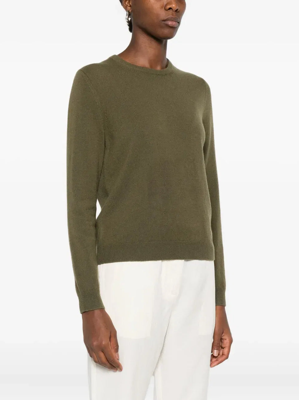 round-neck cashmere sweater