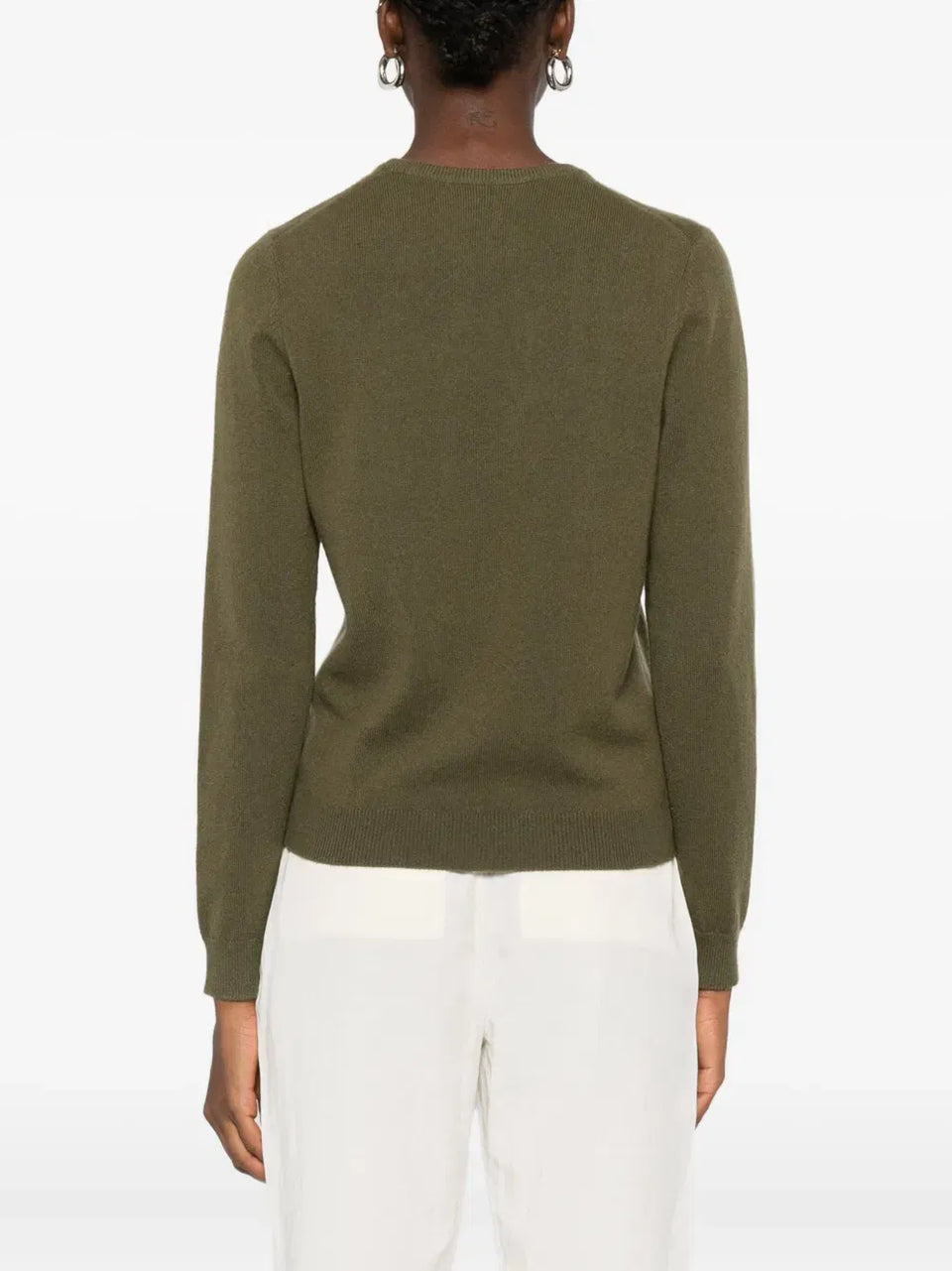 round-neck cashmere sweater