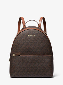 Michael Kors Sheila Medium Logo Backpack Brown