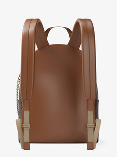 Michael Kors Slater Medium Signature Logo Backpack Brown