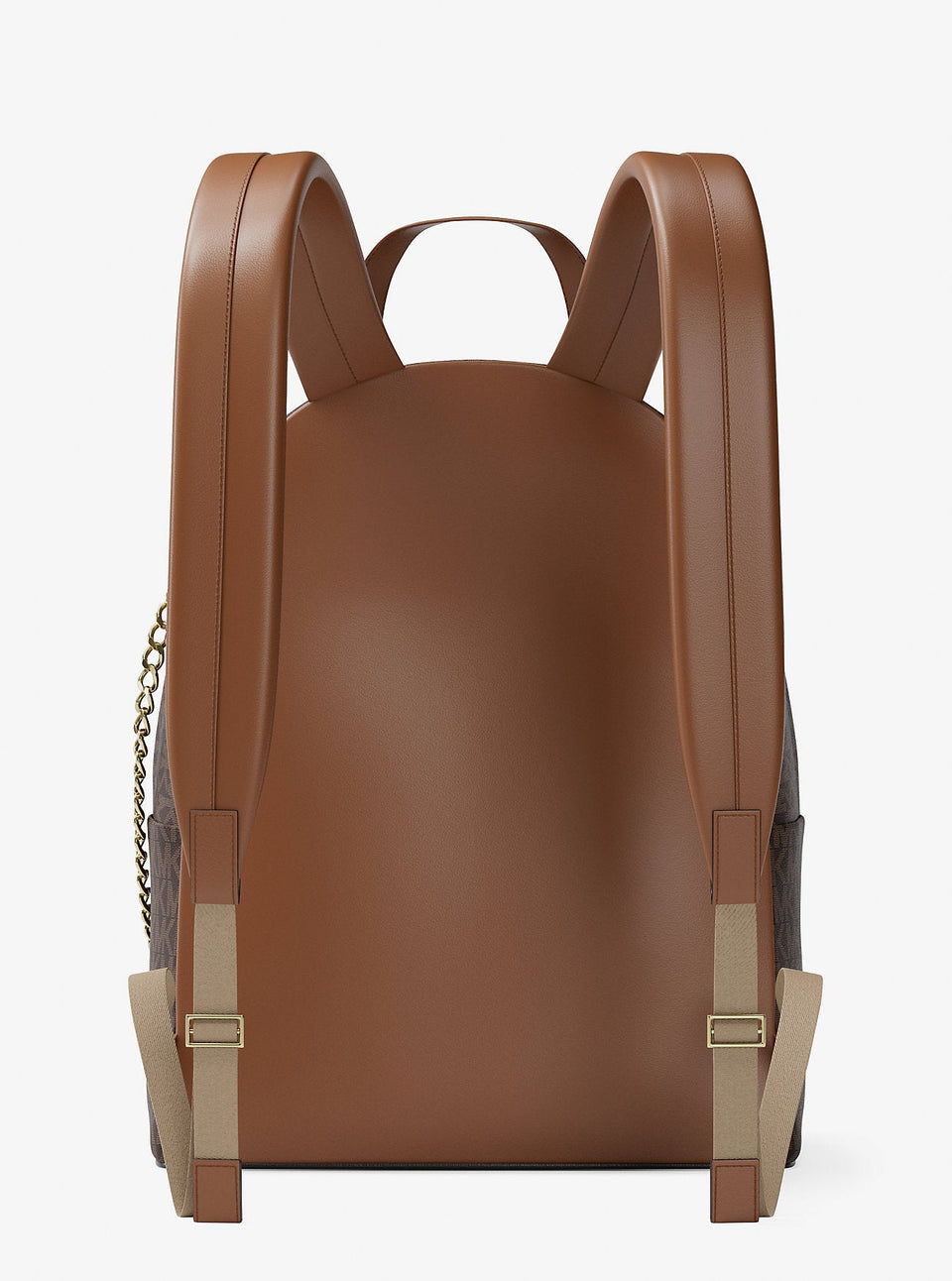 Michael Kors Slater Medium Signature Logo Backpack Brown