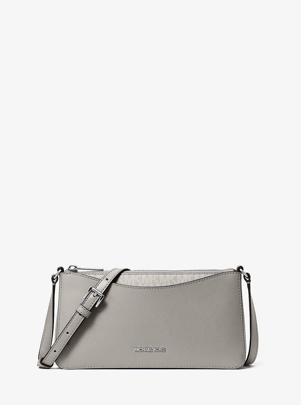 Michael Kors Arden Medium Crossbody Bag Pearl Grey