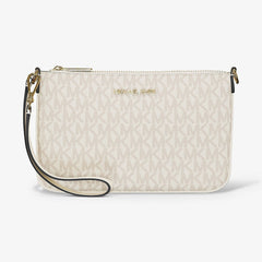 Michael Kors Jet Set Small Signature Logo Convertible Wristlet Lt Crm Multi