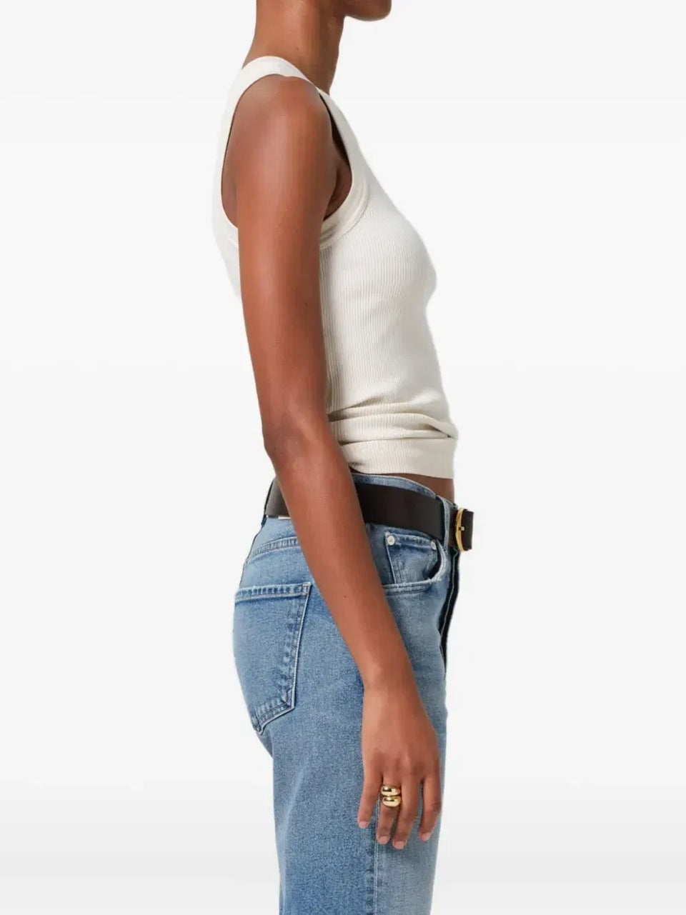 Isabel ribbed sleeveless top