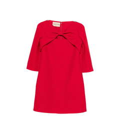 Wool And Silk Mini Dress