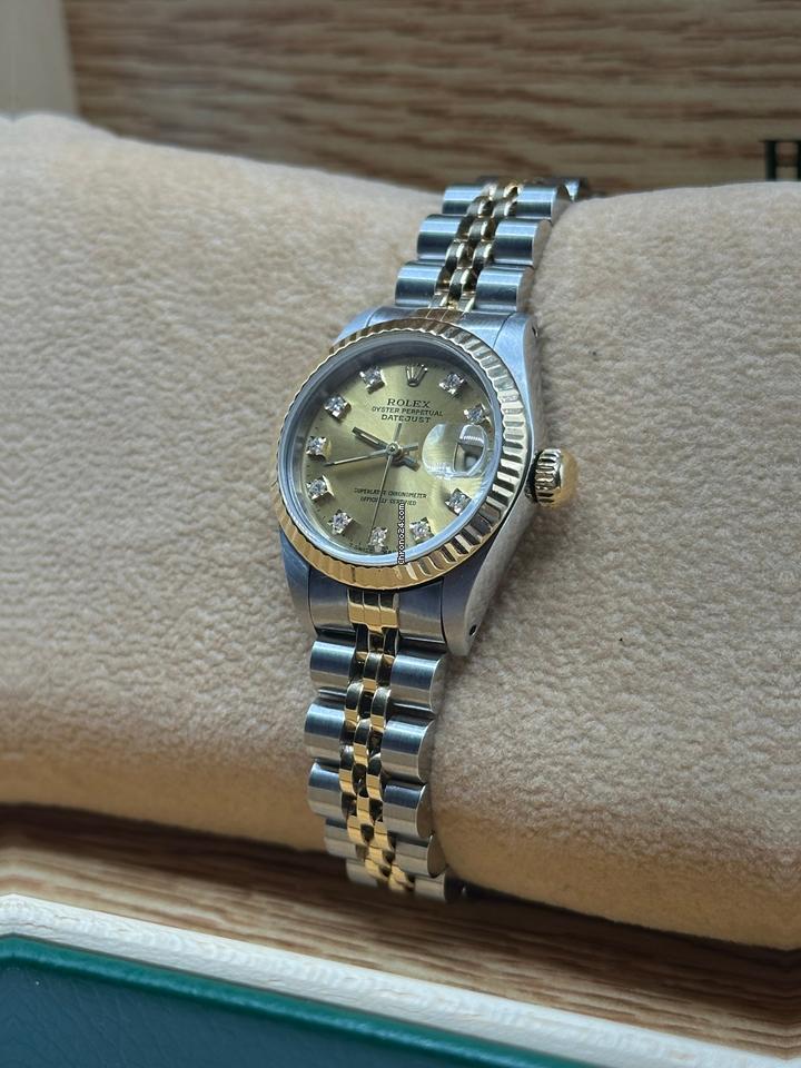 Rolex | Datejust | 69173 | Gold/Steel | 26 mm | Gold/Steel | Champagne | Automatic