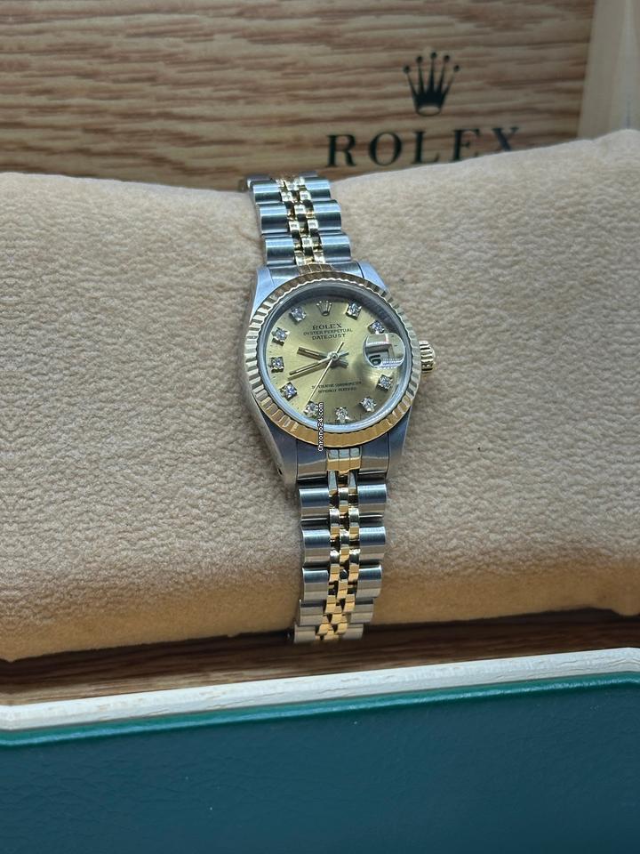 Rolex | Datejust | 69173 | Gold/Steel | 26 mm | Gold/Steel | Champagne | Automatic