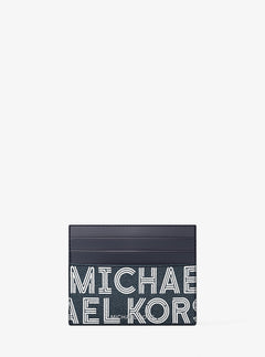 Michael Kors Cooper Graphic Logo Card Case Bright Wht