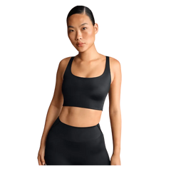 Nike x Skims Shine Women's Scoop-Neck Bra Top Obsedian