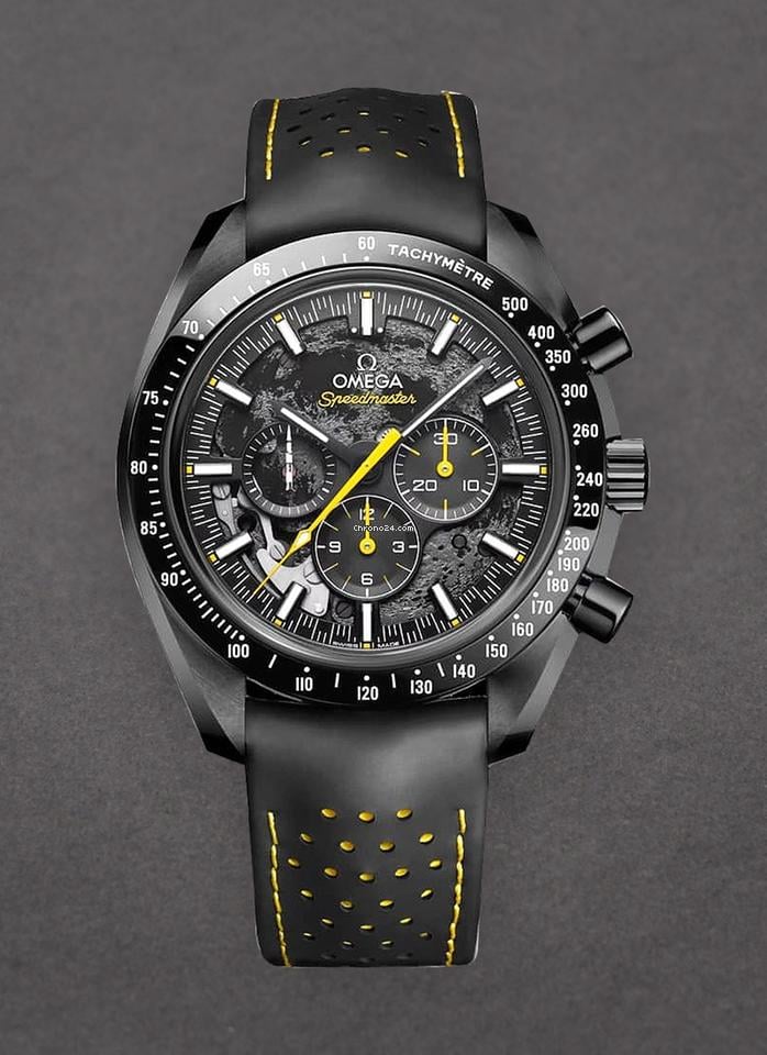 Omega Speedmaster Dark Side Of The Moon Apollo 8 Speedmaster 44mm 310.92.44.50.01.001 Rubber strap