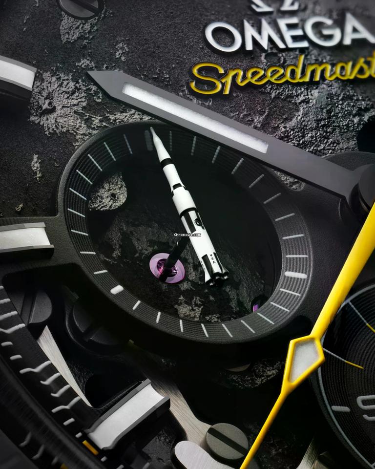 Omega Speedmaster Dark Side Of The Moon Apollo 8 Speedmaster 44mm 310.92.44.50.01.001 Rubber strap