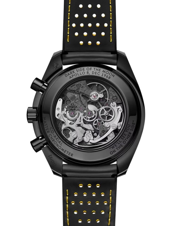 Omega Speedmaster Dark Side Of The Moon Apollo 8 Speedmaster 44mm 310.92.44.50.01.001 Rubber strap