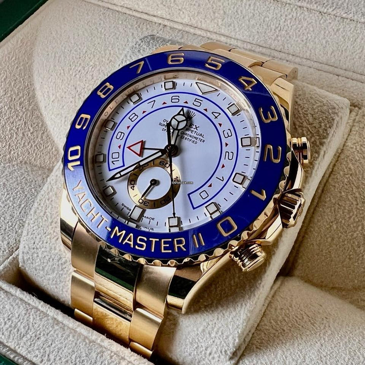 Rolex | Yacht-Master II | 116688 | Yellow gold | 44 mm | Yellow gold | White | Automatic