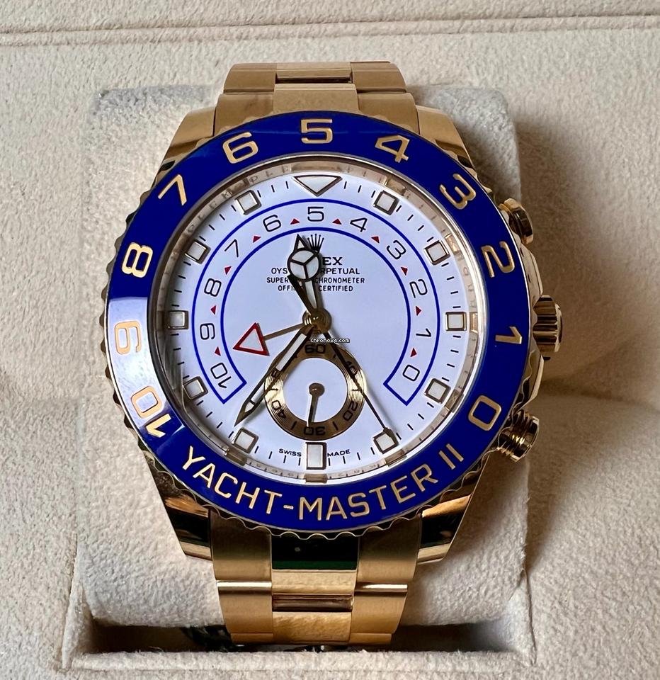 Rolex | Yacht-Master II | 116688 | Yellow gold | 44 mm | Yellow gold | White | Automatic
