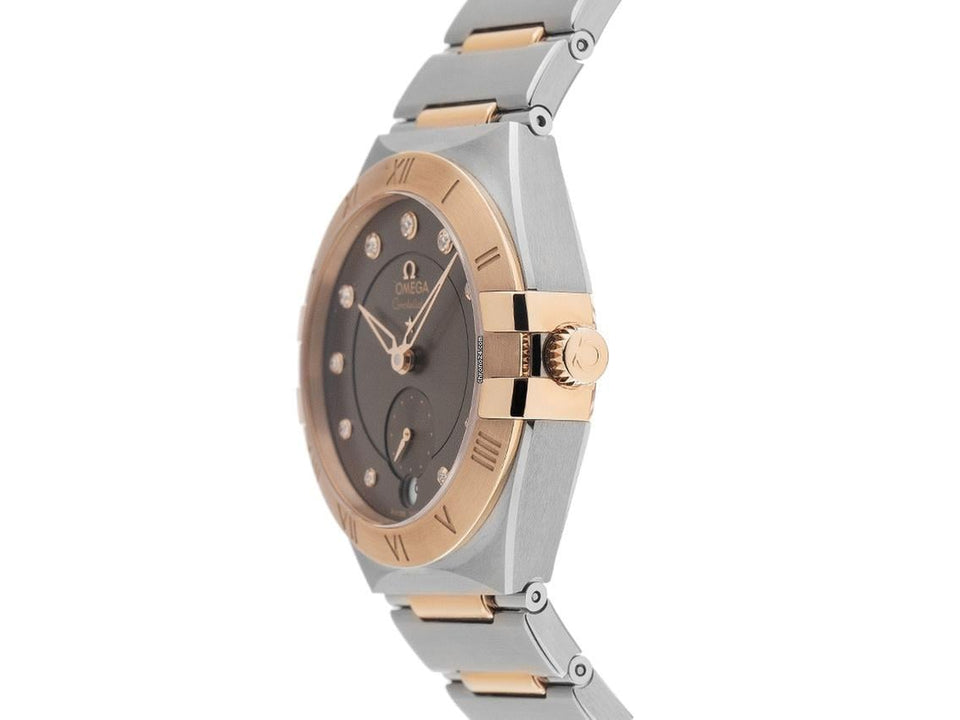 Omega Constellation Ref.131.20.34.20.63.001 Full Set Ungetragen Constellation Diamanten