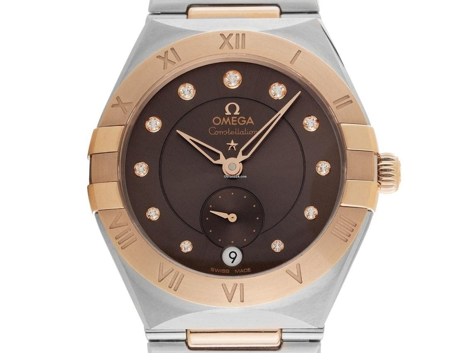 Omega Constellation Ref.131.20.34.20.63.001 Full Set Ungetragen Constellation Diamanten
