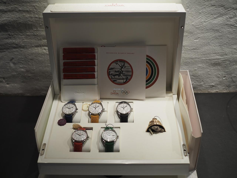 Omega Olympic Official Timekeeper Limited Edition Box Set of 5 Watches 522.32.40.20.04.001