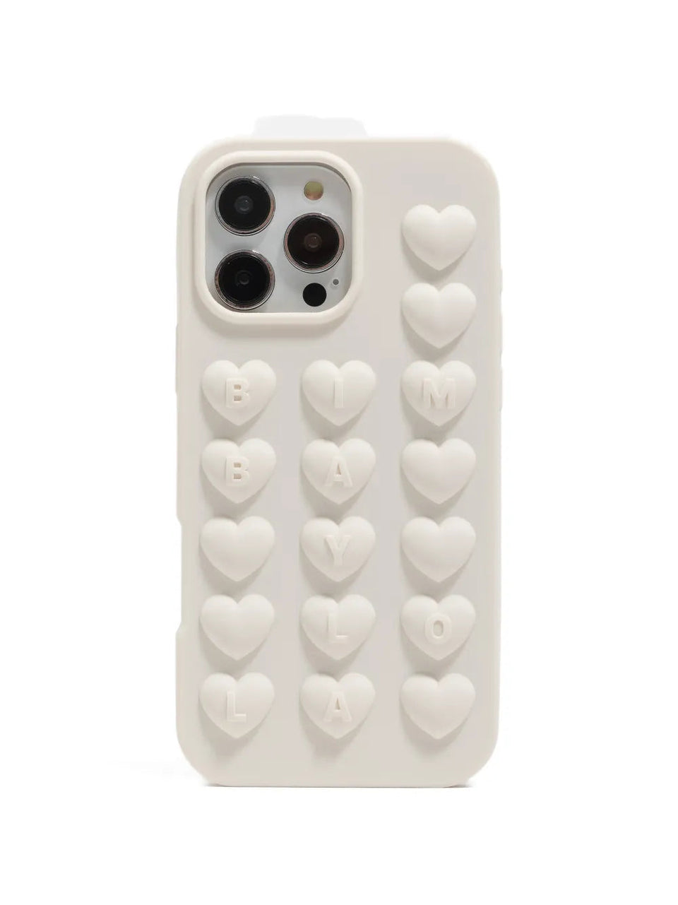 heart-embossed iPhone 16 Pro Max case