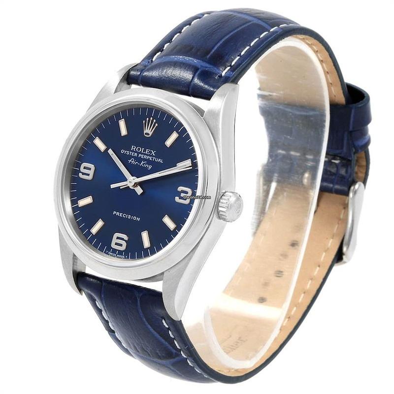 Rolex | Air King | 14000 | Steel | 34 mm | Steel | Blue | Automatic