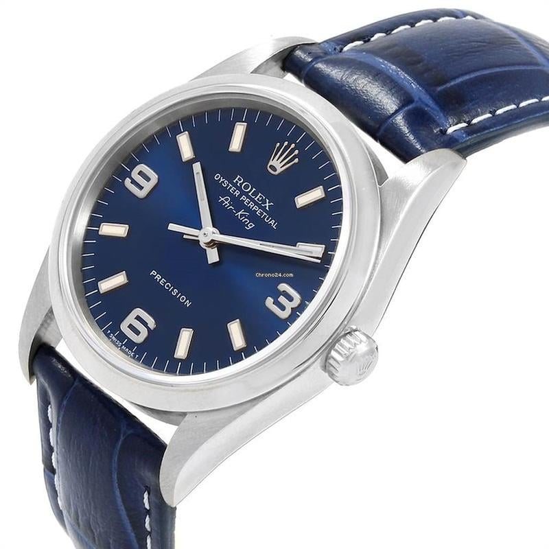 Rolex | Air King | 14000 | Steel | 34 mm | Steel | Blue | Automatic
