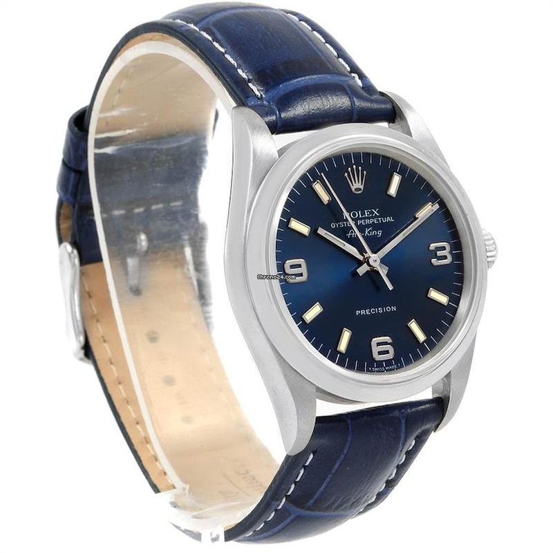Rolex | Air King | 14000 | Steel | 34 mm | Steel | Blue | Automatic
